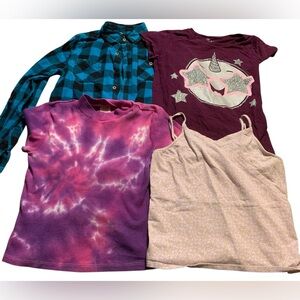Mixture of size Large 10/12 girls shirts lot